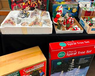 Nativity and Porcelian Christmas Figures