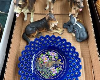 Porcelain German Shepard Dogs