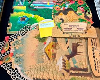 Vintage Embossed Advertsing Calendars 