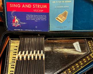 Vintage Autoharp and Case