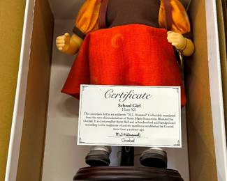 Hummel Porcelain School Girl New in Box