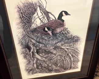 Framed and Signed Lithograph