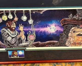 Original Framed, Signed and Number Lithograph from Gary Delamontre