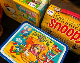 Peanuts, Snoopy and Muppet Babies Collectible Lunch Boxes