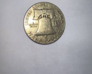 1948 D Franklin Silver 50C