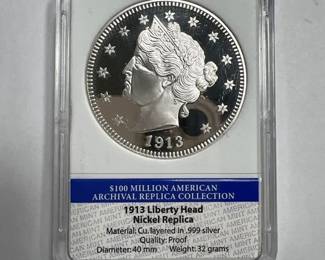 1913 Liberty Head Nickel Replica