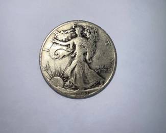 1941 S Lib Walking Silver 50C