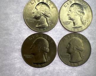 1969 1980 P 1985 P 1988 D Washington Quarter