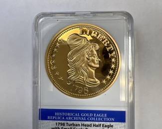 1798 Turban Head Half Eagle Replica