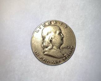 1952 S Franklin Silver 50C