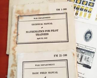 RARE WORLD WAR II  MILITARY MANUALS