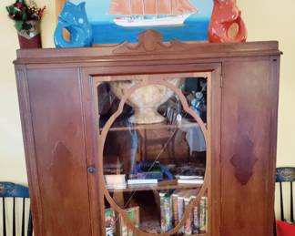 VINTAGE CABINET, LARGE STORAGE SPACE