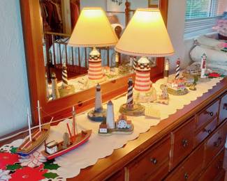 VINTAGE LIGHTHOUSE COLLECTION, VINTAGE CHILD'S LIGHTHOUSE LAMP