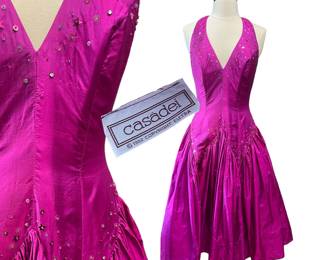 Amazing Vintage Casadei halter dress