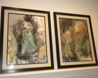More Renee Fleming paintings, signed by Russian artist