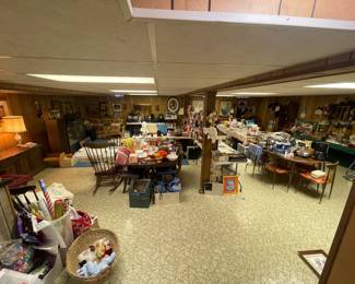 Packed basement with so many great smalls!