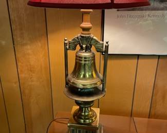 Great looking Liberty Bell Brass Lamp