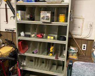 vintage barrister style six shelf bookcase