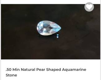 .50  aquamarine stone