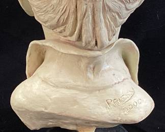 BUST OF A WOMAN, SARA, SIGNED PRISSY