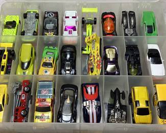 (48) HOTWHEELS CARS IN A TRAVEL CASE