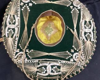 VTG.CALIDAD RHINESTONE SOMBRERO