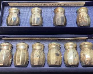 2 SETS OF STERLING SILVER SHAKERS