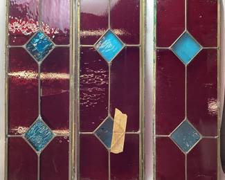 LEAD STAIN GLASS PANELS