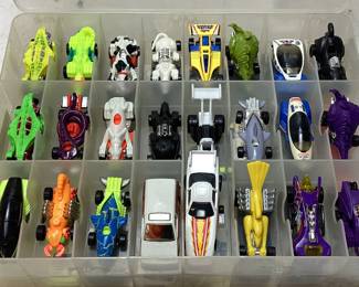 (48) HOTWHEELS CARS IN A TRAVEL CASE