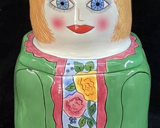 GANZ BELLA CASA COOKIE JAR, SUSAN PALEY