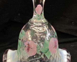  FENTON HAND DECORATED BELL