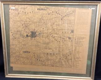 ANTIQUE GREENSBORO, NC MAP