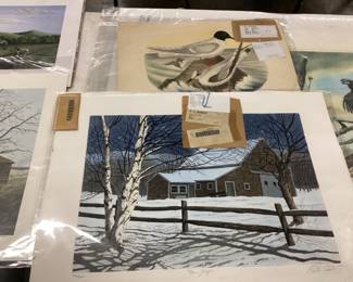 CHOICE LOT SIGNED ART PRINTS