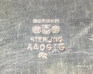 GORHAM STERLING SILVER BOWL, 28.552 TROY OUNCES