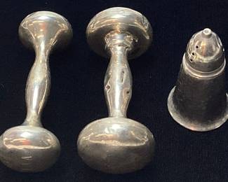  (3) STERLING SILVER PIECES, 2 BABY