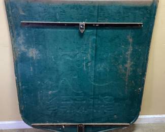 VTG. S & H GREEN STAMP METAL SIGN, 40"H, 