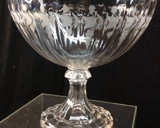 FROSTED GLASS CANDY DISH