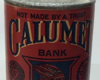 ANTIQUE CALUMET BAKING POWDER TIN