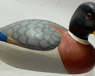 WOOD DUCK CARVED BY HUGH BURRELL