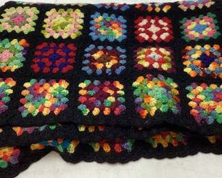 VTG. AFGHAN QUILT