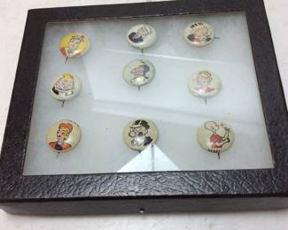 ANTIQUE COMIC STRIP PINBACK COLLECTION