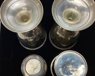 4 PIECES OF STERLING SILVER, 2 INTERNATIONAL
SILVER, 460 GRAMS, 