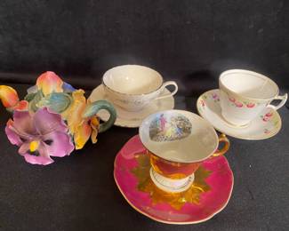 Lenox, TGS, Tea Cups  Teapot