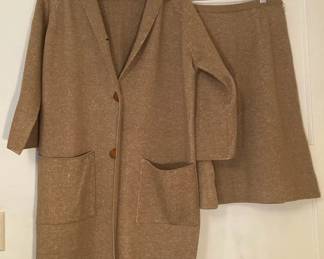 Vintage Alraune Coat And Skirt Set, Size L