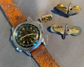 Military Tara Sport Watch And Uniform Pins
