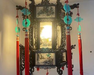 Vintage Asian Swag Light