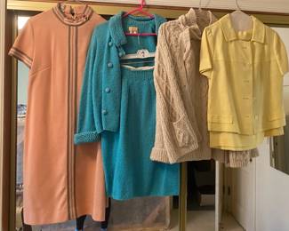 Vintage Womens Wool And Linen Clothing, Size S