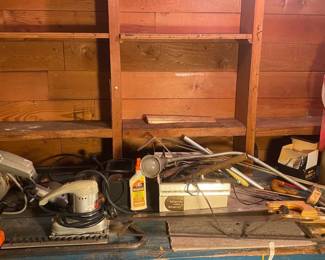 Black And Decker Sander, Circular Saw, Hand Saws, Hudson Sprayer 