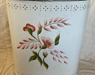 Vintage Metal Hamper