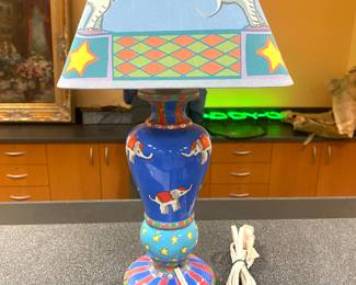 Child’s  circus lamp